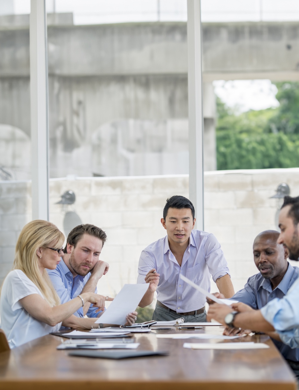 Social sector professional working on fundraising strategy